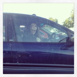 Oh hey @melsuarezz!! Friday drive with the homies #tgif #fun