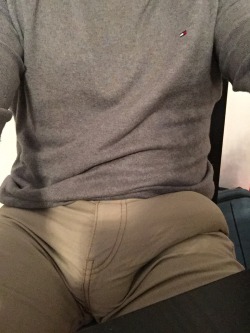 sotight:  Trying to hide bulge at gf’s parents house… Problem … I really get hard