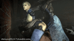 beowulf1117:  Requested: Jill Valentine double penetration. Large gif Medium  Happy Valentine&rsquo;s Day