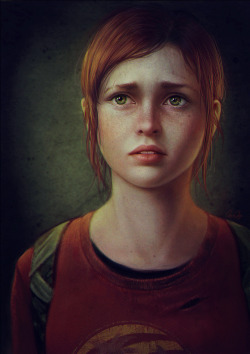 otlgaming:  The Last of Us Fan Art: Ellie - by Omar Diaz 