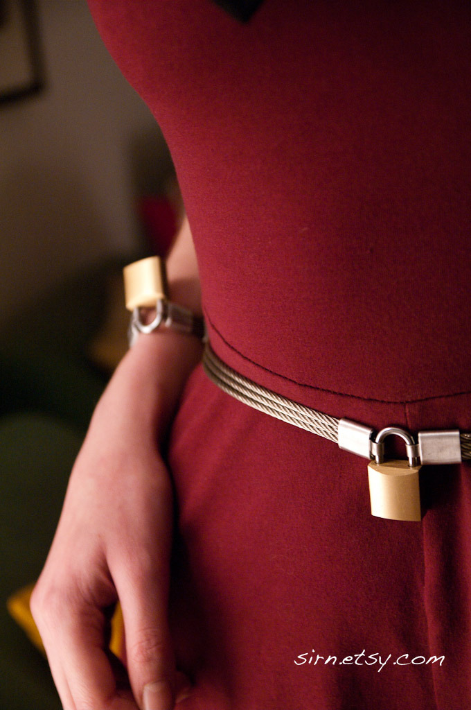 Natalia in a belt