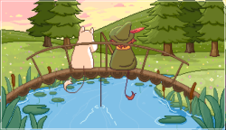 layneon:Decided to get some Pixel art Done and honestly Moomin Valley is the Perfect Inspiration