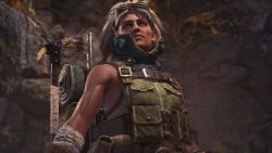 oh my god I want toget fucked by the badass field tracker woman in Monster Hunter SO BADUGHHHH THIS HOT OLD FOXBUT THEN ALSO WE GET THESE SMOKING LADIES TOOthe handler is cute too but she ain’t got shit on these sexy!! powerful!! women!! I’m thirsty