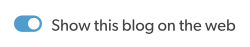 storeboughtisfine:  evilexgirlfriend:  staff:  We’ve built a new toggle for you, Tumblr: Now you can choose whether or not your blog is viewable on the web. If you switch it off, your followers will still be able to see your posts in their dashboards