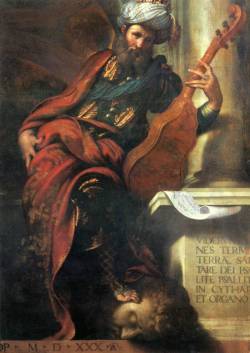 BOCCACCINO, Camillo The Prophet David 1530 Oil on canvas Palazzo Farnese, Piacenza