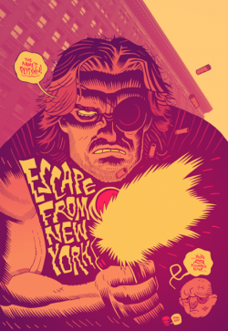 thepostermovement:  Escape From New York by Dan Hipp