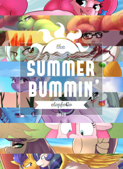 summerbumminclopfolio:  summerbumminclopfolio:  Summer Bummin’ Clopfolio Release!  It’s finally out! Even though there were technical issues due to a literal thunderstorm, we’re pleased to announce that the Summer Bummin’ Clopfolio is finally