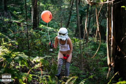 curiosa-obscura: Sunday mornings on Endor…Part 2. (making your way home from the full moon forest moon party) 
