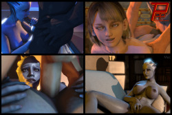 4(!) new Gifs (I finally found a way to add a watermark to the whole gif without ruining the gif^^) Liara sucks cock  Ashley loves those fertility rites (The light is not very kind to this model) Pushing it deep in Liara Liara fingers her pussy (A bit