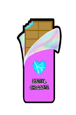 Want a bite of my candy bar I just drew? its shockingly good! :3 sorry