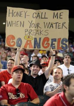 pleatedjeans:  The 19 Best Spectator Signs Ever Held Up at a Sporting Event 