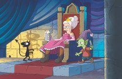 lumpawaroospaceprincess:There’s gonna be a new Matt Groening show on Netflix and it looks fun. It’s called Disenchantment and I hope it’s as good as Futurama was.