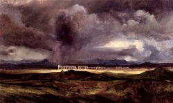 Carl Blechen (Cottbus 1798 - Berlin 1840); Stormy Weather over the Roman Campagna, 1829; oil on board, 28 x 45 cm; Alte Nationalgalerie, Berlin
