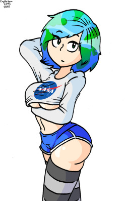 I’ve been meaning to draw Jenna Lynn Mowry’s Earth Chan cosplay for a while. I wanna draw more cosplayers. 