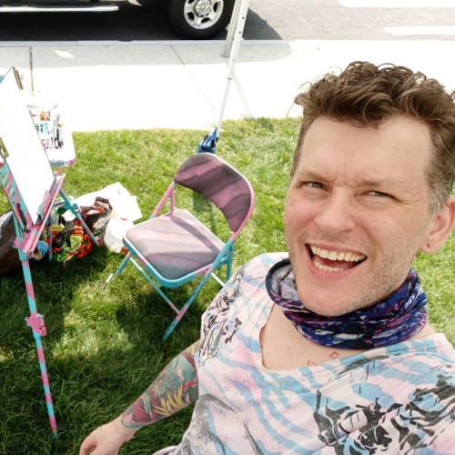 Ready to draw peeps in the melty outside.   #caricaturist #art #plymouth #cottoncandycolors  (at Plymouth, Massachusetts) https://www.instagram.com/p/CSRyk-Rrq3i/?utm_medium=tumblr