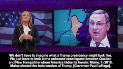 unicornempire:  sandandglass:    Full Frontal s01e25  Samantha Bee reminds us that a Trump-like politician has been elected twice before thanks to vote splitting  This is why your vote counts more than you think, and your protest of voting independent
