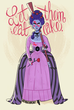 evansvictoria:  I’ve been listening to a podcast about the French revolution and also this is my favorite Widowmaker voice line.  