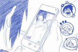 El dobe y el puto movil . Cap 6by usura-tonkachi (AKA usuratialmant) Sasuke es desplazado totalmente del interés de Naruto por las redes sociales y un móvil de nueva generación. Sasuke está verdaderamente furioso, pero no puede evitar querer recuperar