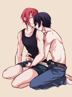 sexuallyfrustratedshark: I think it’s Rin’s turn to lose his pants. I should have gone to bed 2 hours ago…. whoops 