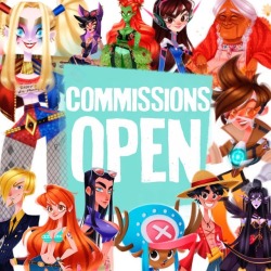 FINALLY! Commissions are open in my Store!! mikelslittleartshop.bigcartel.com 