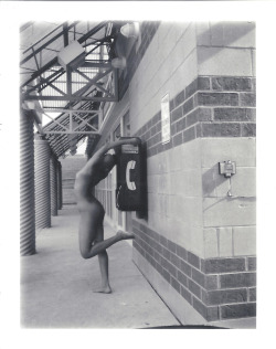 dianamsphotography:  Title - Vacant/Abandoned UDF black and white polaroid Photographer - Diana M. Schenkel!!! Like my page on fb https://www.facebook.com/pages/DianaMSchenkel_Photography/211881578849306Model - Louise Diamond 