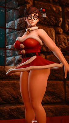 sfmporn: Christmas In Mei Full Res Download &amp; Futa Version available on Patreon 
