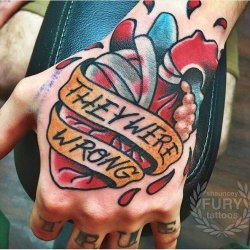 1337tattoos:  Artist: Shauncey Fury at Hula Moon. Pensacola, Florida submitted by http://nappopotamus.tumblr.com 