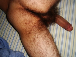 hornyallthetime247365:  hairyfuckers:  That’s one hairy fucker.  A hairy pussy to deep fuck 