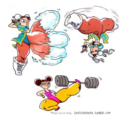 grimphantom:  sketchshark:  Chun Li sketchbook doodles.   These are just funny! XD  silly chun-li~ &lt;3 &lt;3 &lt;3