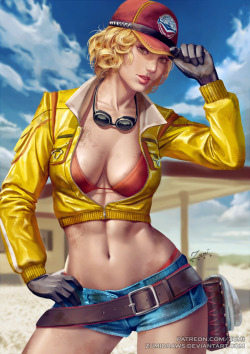 zumidraws: Cindy from Final Fantasy XV This one wasn’t easy for me. Quite a lot of things I drew for the first time. But I’m pretty happy with the end result even though it took a while^^   Support me on Patreon for patron exclusive NSFW Versions,