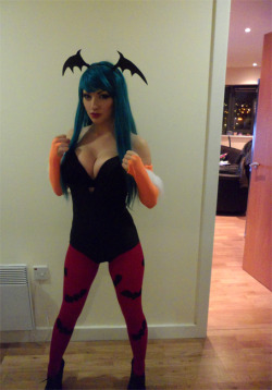 dirty-gamer-girls:  Morrigan by AmiNakajima Check out http://dirtygamergirls.com for more awesome cosplay (Source: badluckkitty.deviantart.com) 