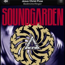 Love me some Cornell. #soundgarden #jesuschristpose #badmotorfinger #chriscornell #goodshit