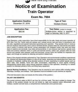 Two more days..apply while you still can!!! #mta #ta #career #trainoperator #noexcuses (at I-95 North)