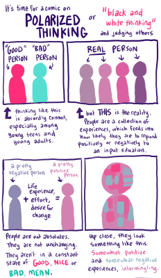 friendly-neighborhood-patriarch: signedtheghost:  purplekecleon:   I’m really tired of seeing people broken up into labels of absolutes.  People are not just “good” or “bad”.  People are not a list of labels.  People are complex, situations
