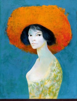 Self Portrait with Red Hat Leonor Fini