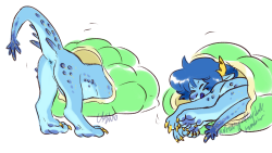 ok but gem dragon tucking into those small pet beds