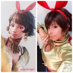 yuriko-tiger-fanbase:  New character of Tekken Tag 7: Josie Rizal   “I’m not a good player but I’ve really loved Tekken since I was 3 years old. Thank you for this work. Bandai Namco has realized my dream.”  (Source) 