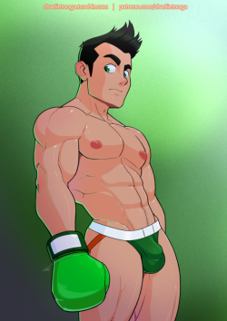 charlietooga: Little Mac’s big… glove! Little Mac from Punch Out!!, as requested in last month’s request box on my patreon. This set has been available (uncensored, unmarked and in high resolution) for my patrons for a week now. If you also want