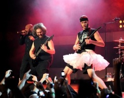 Those were the days! Howard on stage for Killswitch and Adam rockin the Tutu&hellip;..Lol