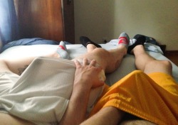 jerkoffbuddiesco:  mutualbro:Hanging out with your bestieIf you wanna buy some jerk off toys be sure to use my link :0