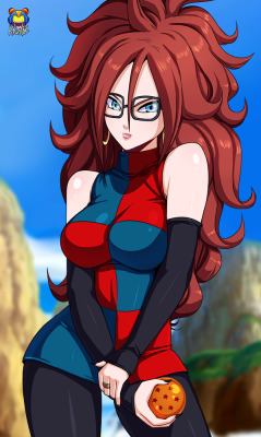 kyoffie: #Android21 done! https://www.patreon.com/posts/android-21-15574208#DragonBallFighterZ  https://gumroad.com/kyoffie https://www.patreon.com/kyoffiehttps://twitter.com/kyoffiehttps://www.instagram.com/kyoffie  &lt;3