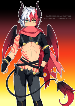   Comission for one of my lovely patrons! I designed his new OC, Ukko! He is such a cuuuuuuuuuute incubus~~ Can&rsquo;t wait to draw him more!  If you like my art please suport by rebloging or check my patreon!https://www.patreon.com/justsylDo not repost,