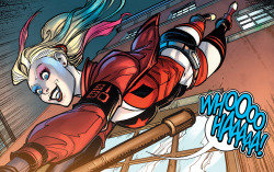 marvel-dc-art:Harley Quinn v3 #2 - “The Coney Island of the Damned” (2016) pencil by Bret Blevins ink by Chad Hardin &amp; John Timms color by Alex Sinclair