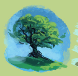 loopy-lupe:  Some tree doodles from the past two days! And yes, the 3rd one is a real tree 