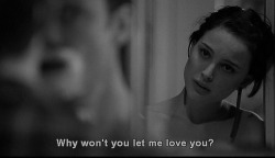 I cant let myself love you when you still love her&hellip;.