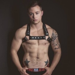 butchbikinikill:  Angel McConnell photography. #ftm #gay #gayboy #butch #trans #transgender #bisexual #leather #harness #tattoos #tatts #musclecub #strength #transmenofinstagram #instagay #instahot #instafit #hi #rentboy #toronto