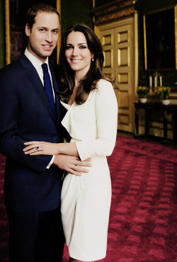 duchesscambridges: An Official Portrait marking the engagement of HRH Prince William of Wales to Miss Catherine Elizabeth Middleton | December 2010