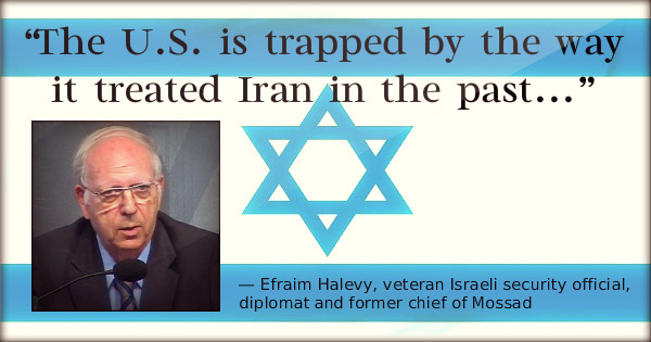 Efraim Halevy, veteran Israeli official, on the Iranian nuclear file