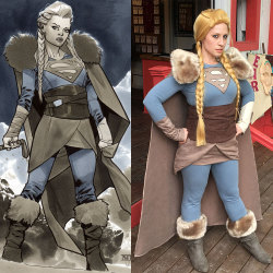 mahmudasrar:    My Viking Supergirl design realized as cosplay!The people from Atelier LS were involved in transforming my drawing into cosplay:https://www.facebook.com/atelierls/?fref=nf   