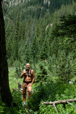 rb-gallery:On the trail in Colorado.(White River National Forest, Colorado)Follow me &amp; my naked life.